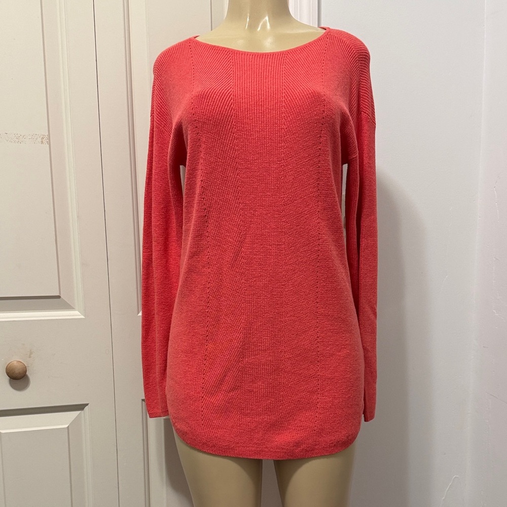Talbots Vibrant Coral Knit Top New with the tag